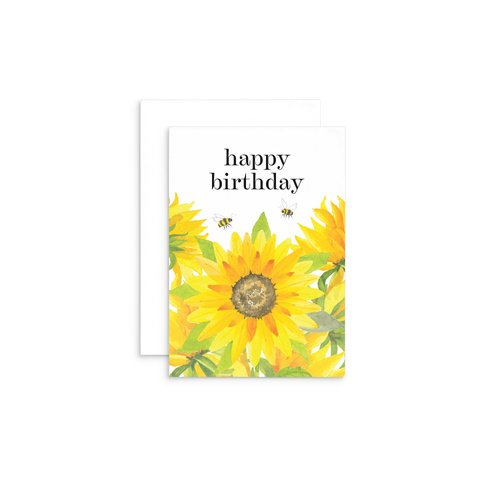 TB13 - Happy Birthday - Bee Mini Card