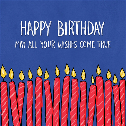 TJ003 - Happy birthday mini greeting card