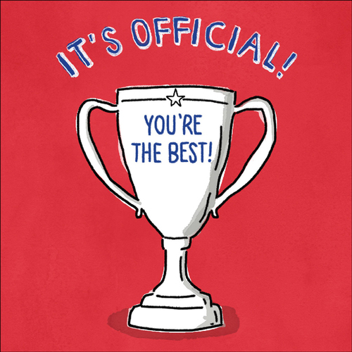 TJ013 - It's official friendship card