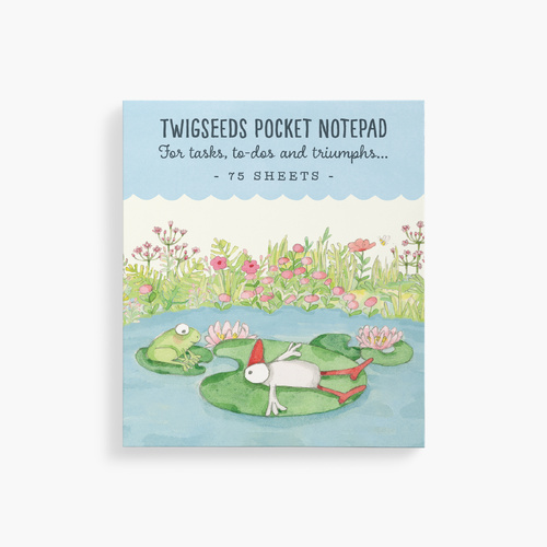 TPN01 - Twigseeds Pocket Notepad - Lily Pad 