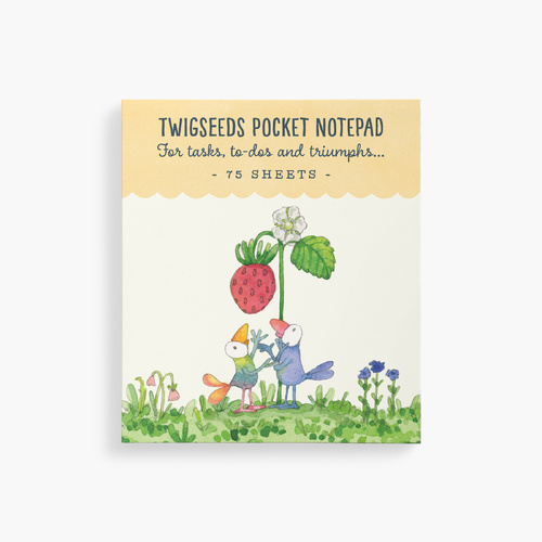 TPN03 - Twigseeds Pocket Notepad - Strawberry