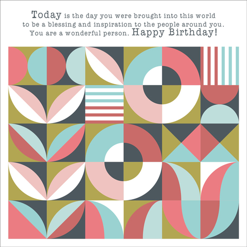 W002 - Today Is The Day - Birthday Card
