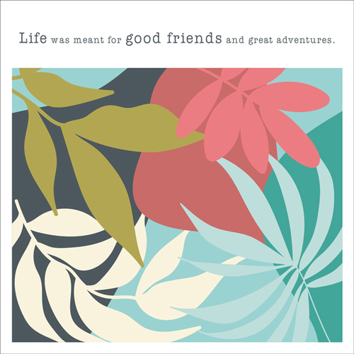 W016 - Great adventures friendship card